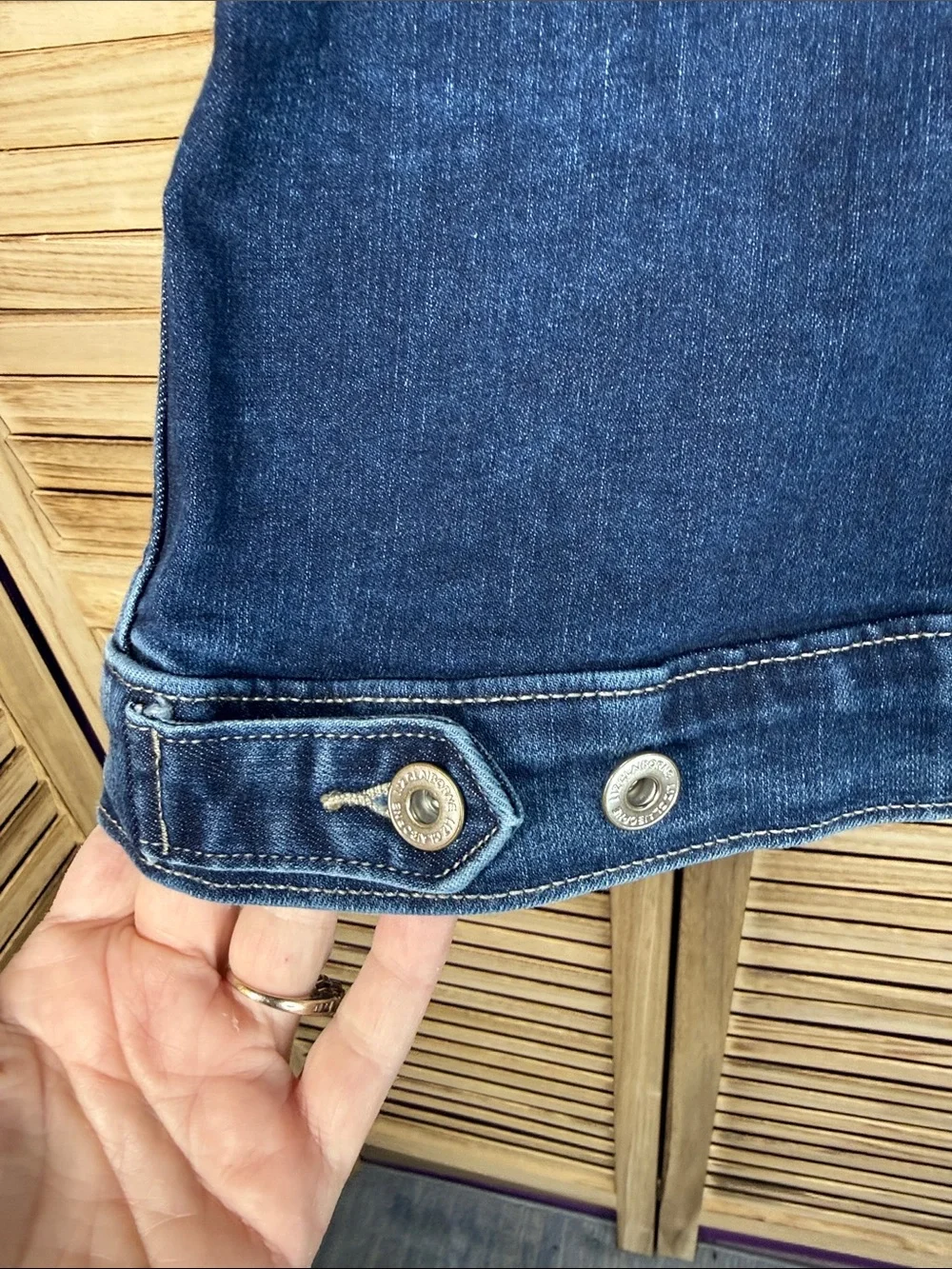 Liz Claiborne Indigo Blue Women's Denim Jacket XXL - Picture 10 of 10